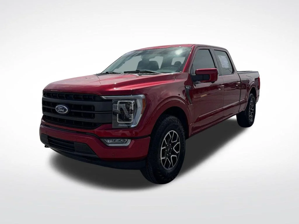 Used 2022 Red Ford Lariat image 1