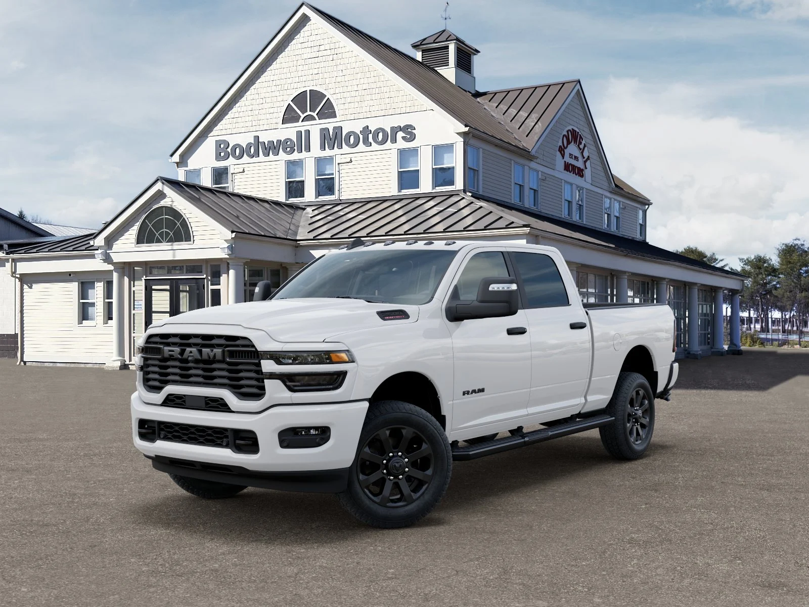 New 2026 Bright White Clearcoat RAM Big Horn Crew Cab 4x4 6