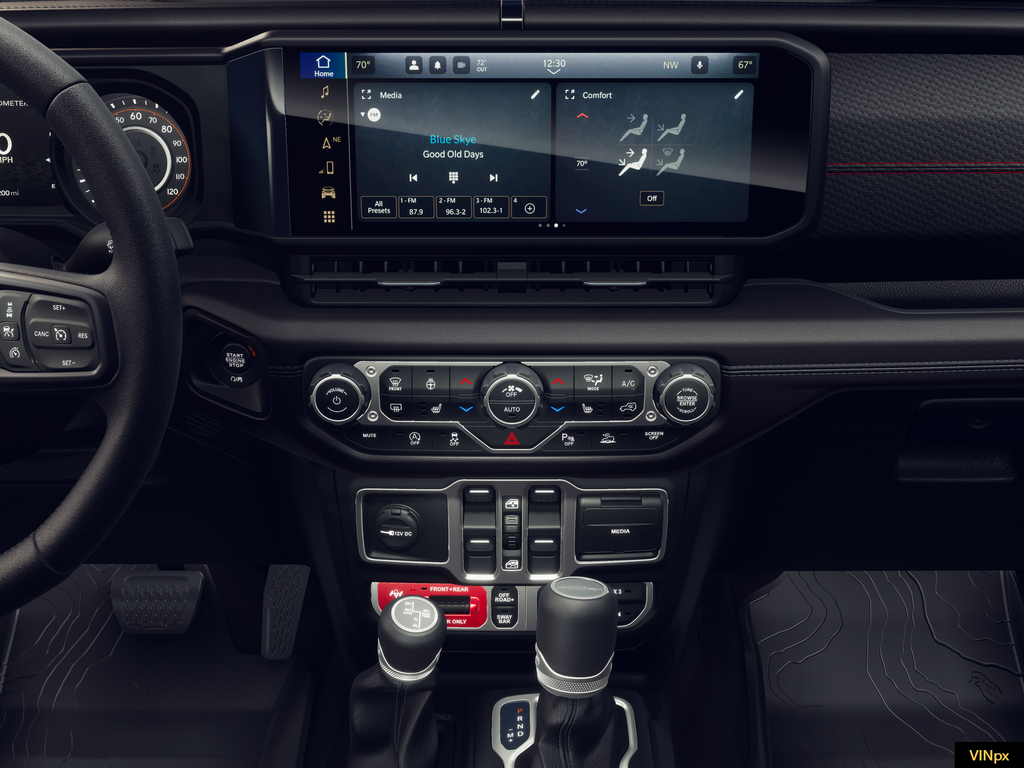 New 2026 Black Clear-Coat Exterior Paint Jeep Rubicon X image 17