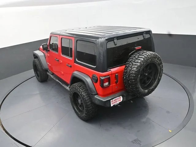 Used 2018 Red Jeep Unlimited Sport image 26