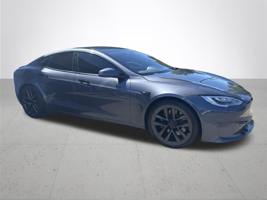 Used 2022 Midnight Silver Metallic Tesla LONG RANGE image 4
