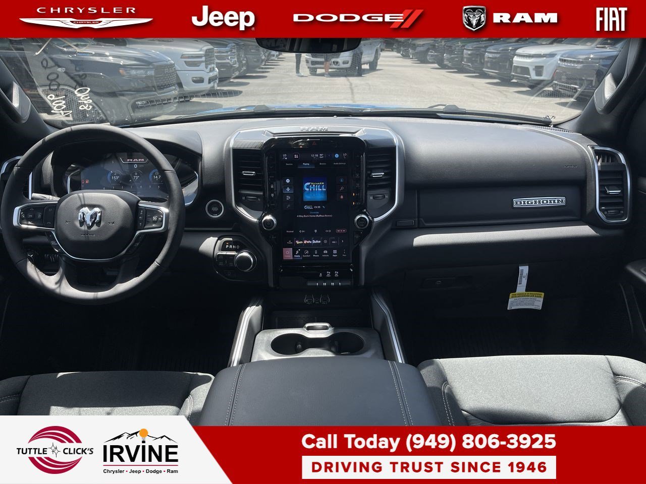 New 2026 Hydro Blue Pearlcoat RAM Big Horn image 12
