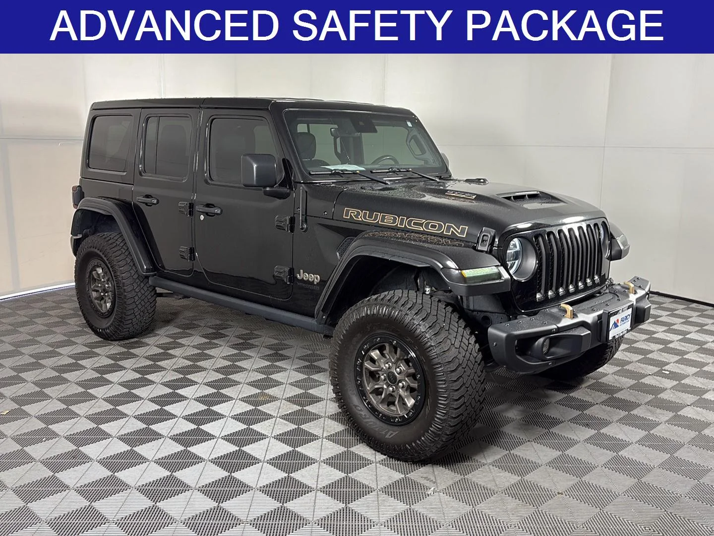 Used 2021 Black Clearcoat Jeep Unlimited Rubicon 392 image 2