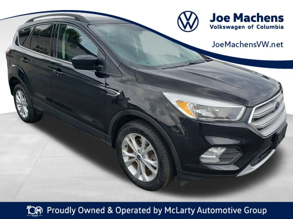 Used 2018 Black Ford SE image 1