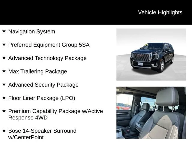 Certified Used 2024 Onyx Black GMC Denali image 7