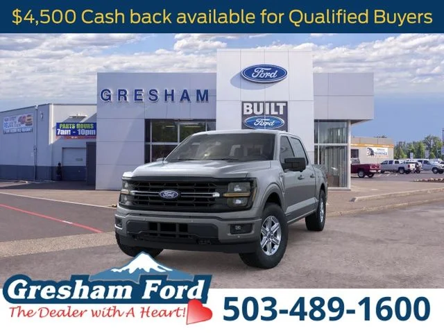 New 2026 Carbonized Gray Metallic Ford XLT image 2