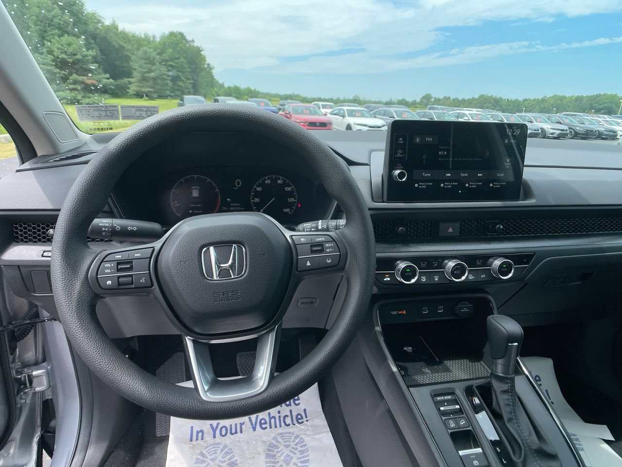 New 2026 Solar Silver Metallic Honda AWD EX image 14