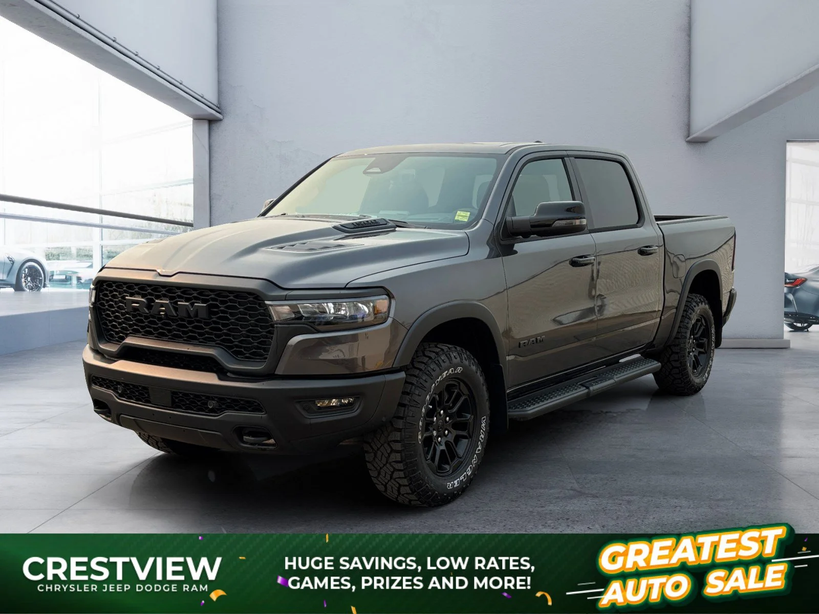 New 2026 Granite Crystal Metallic Ram Rebel image 1