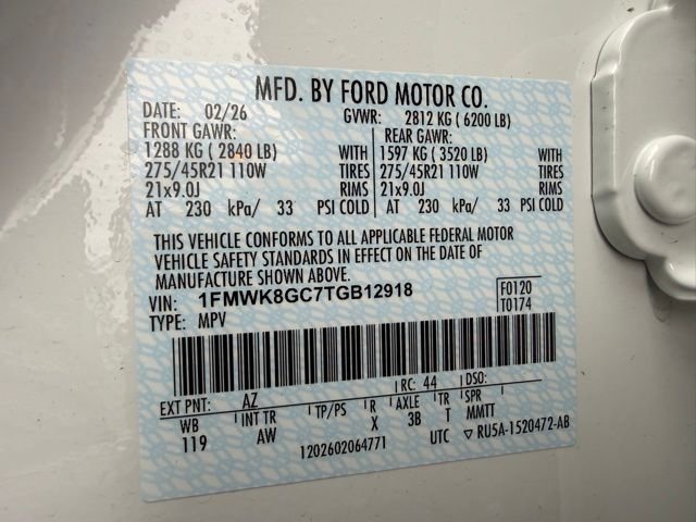 New 2026 Star White Metallic Tri-Coat Ford ST image 49