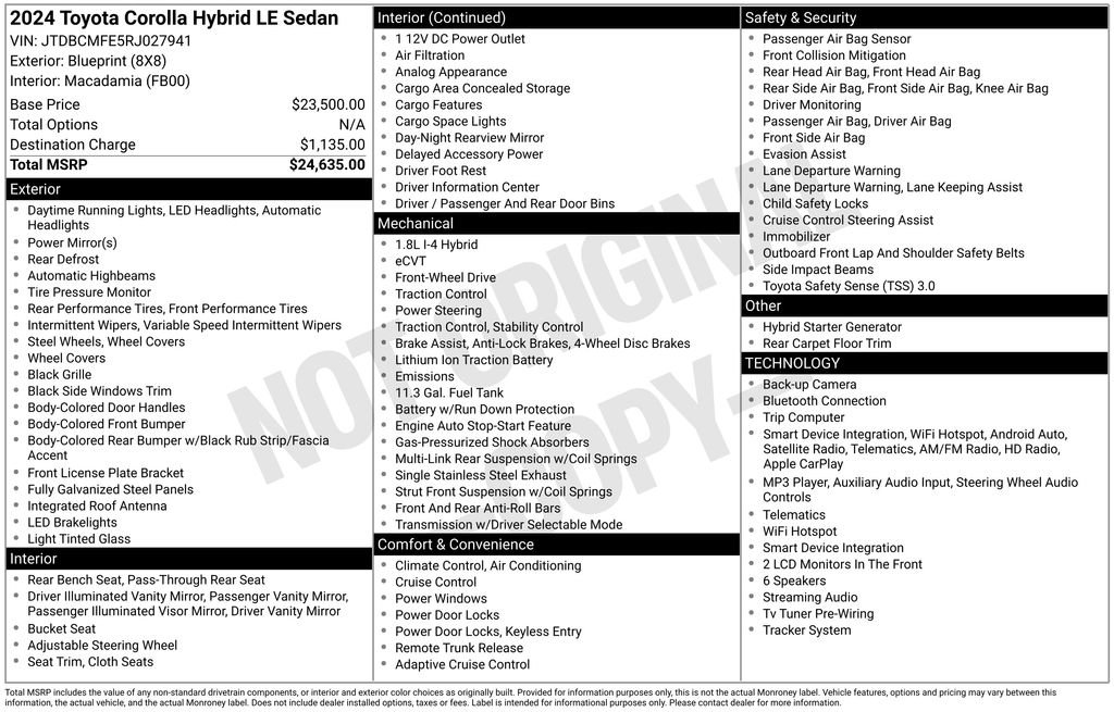 Certified Used 2024  Toyota LE image 28