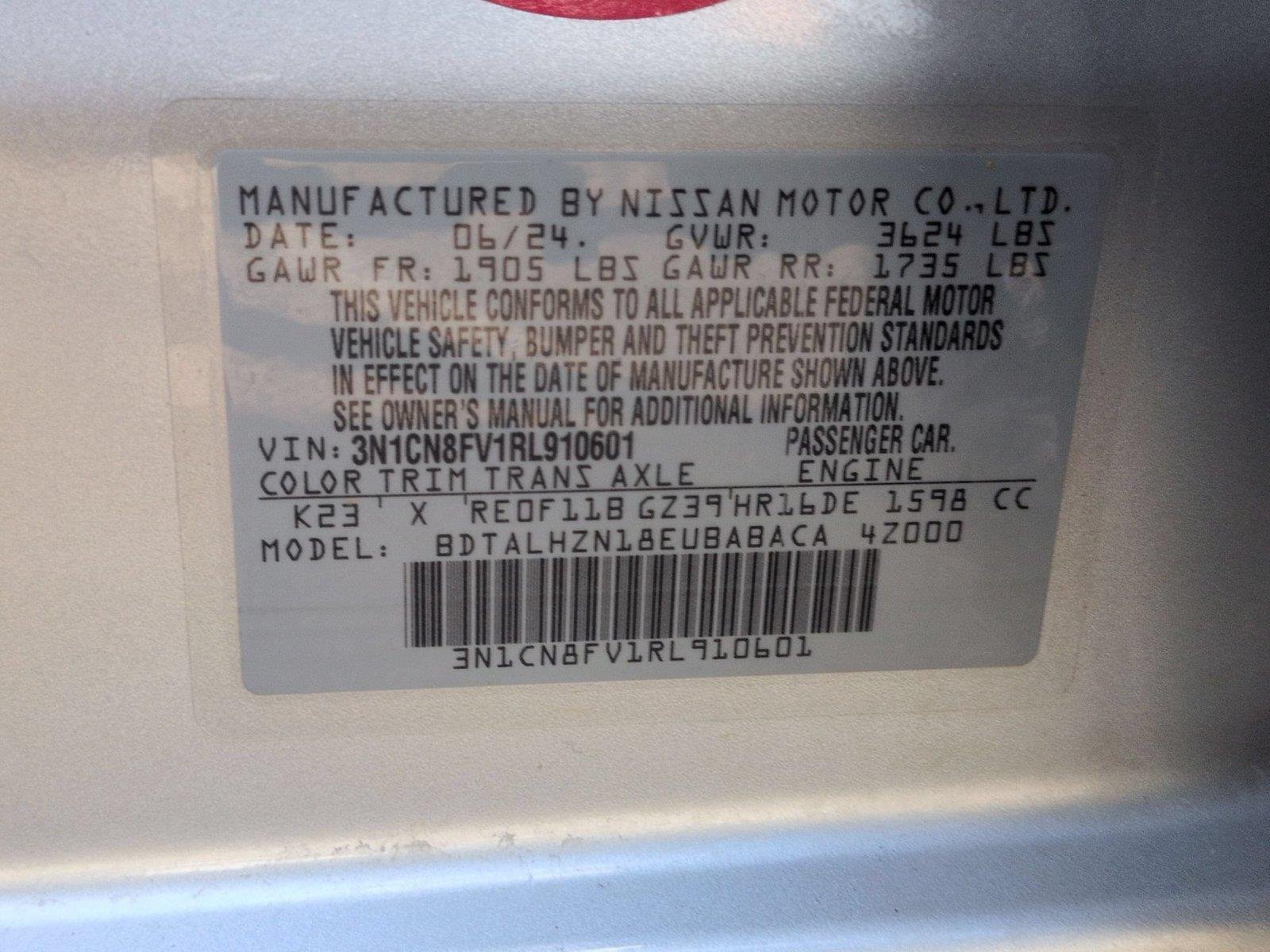 Used 2024 Brilliant Silver Metallic Nissan SR image 40