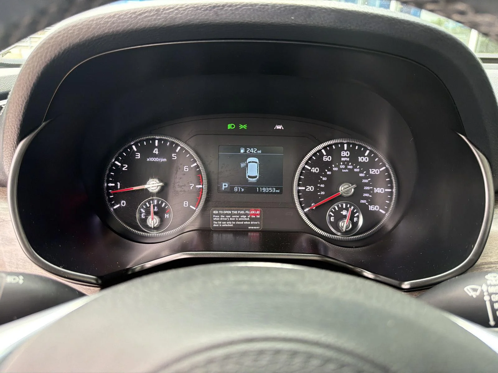 Used 2020 Ebony Black Kia EX image 22