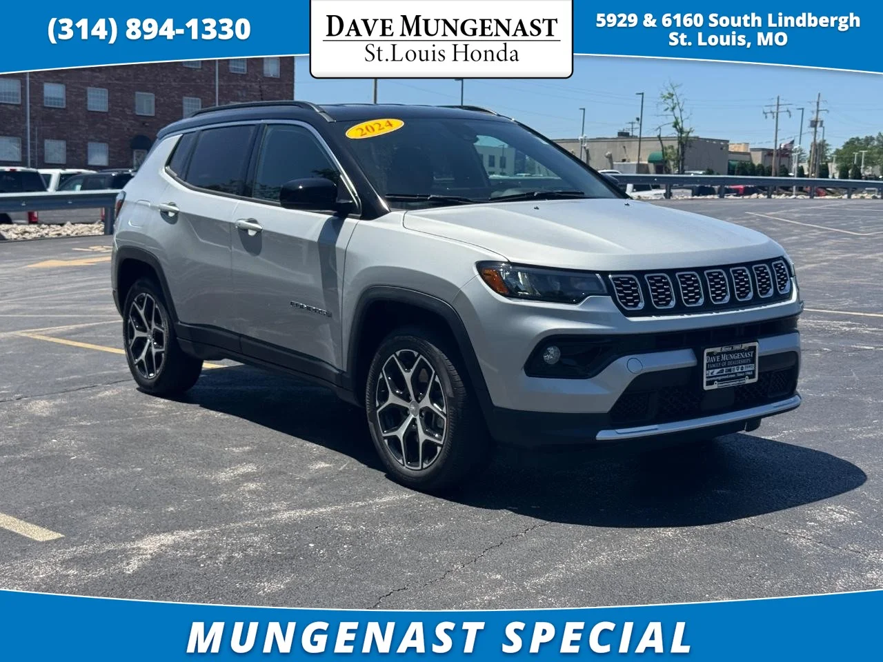 Used 2024 Silver Zynith Clear Coat Jeep Limited image 1