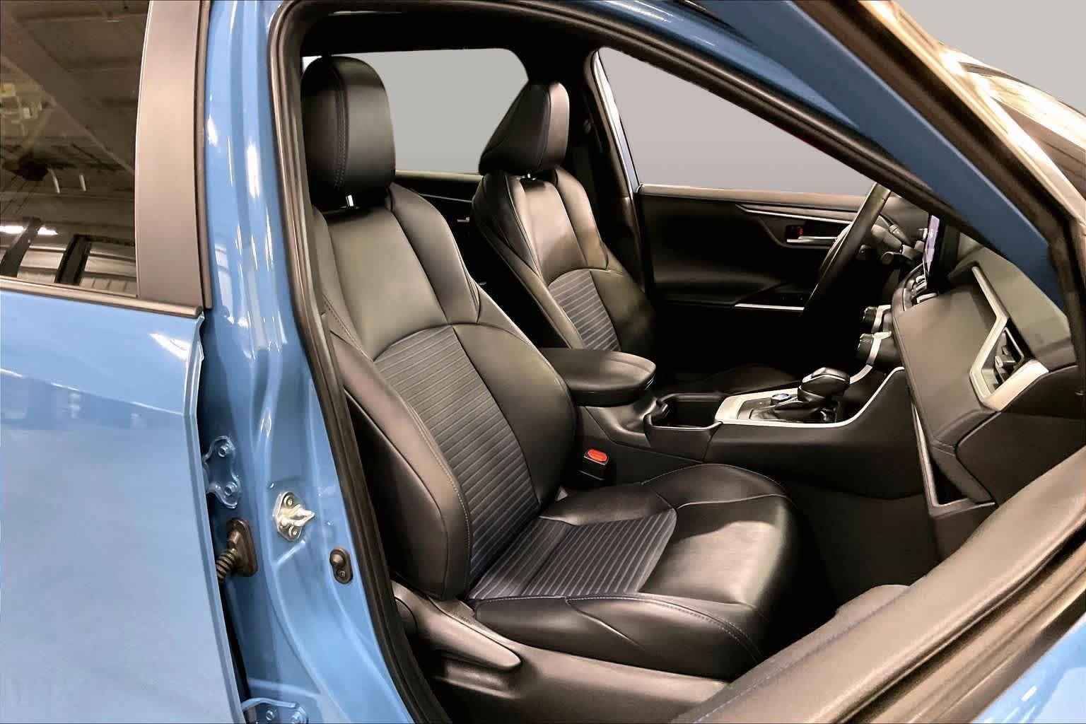 Used 2023 Cavalry Blue/Midnight Black Metallic Toyota Hybrid XSE image 9