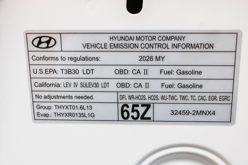 New 2026 White Hyundai Blue SE image 28