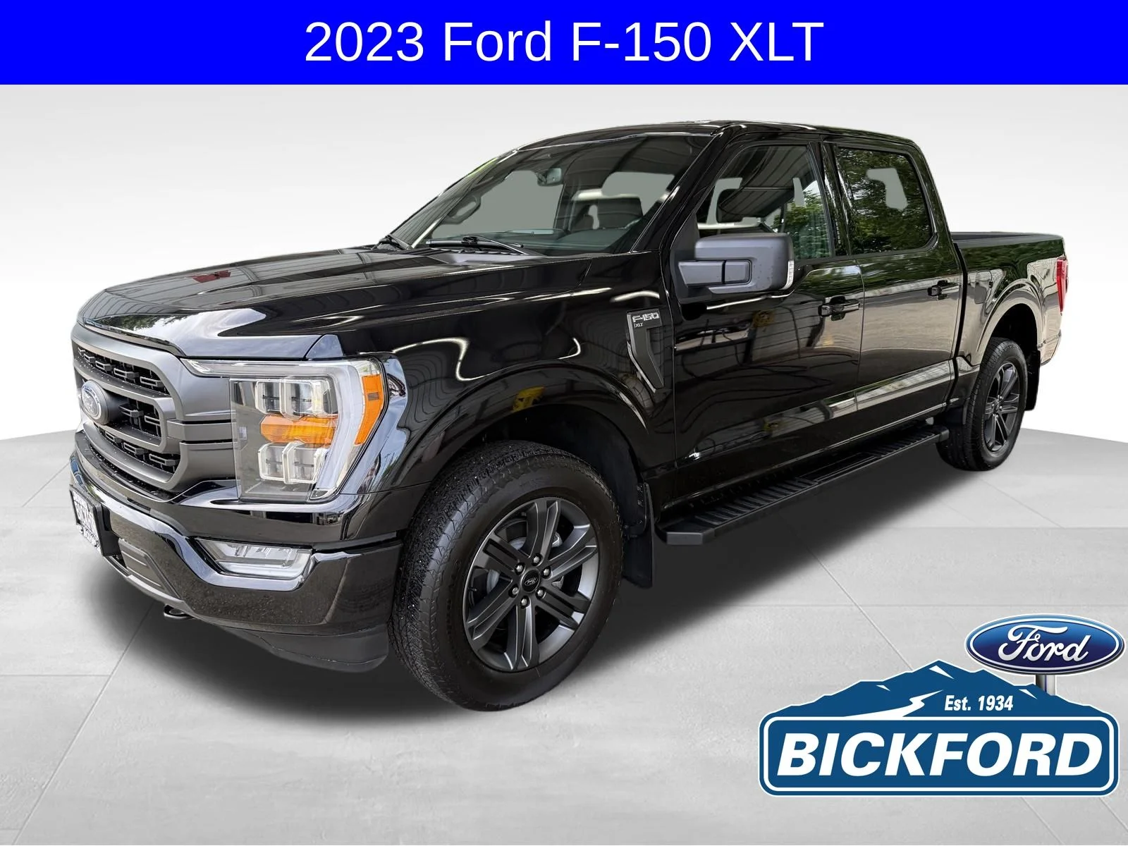Used 2023 Black Ford XLT image 1