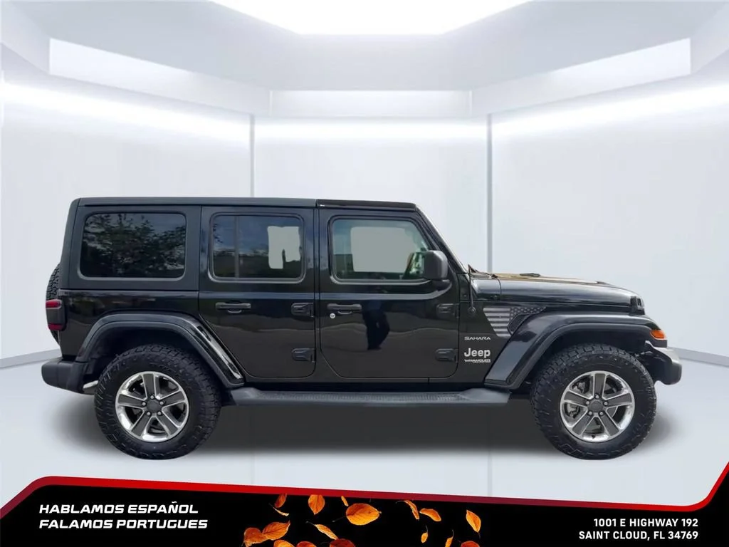 Used 2019 Black Jeep Sahara 4x4 image 10