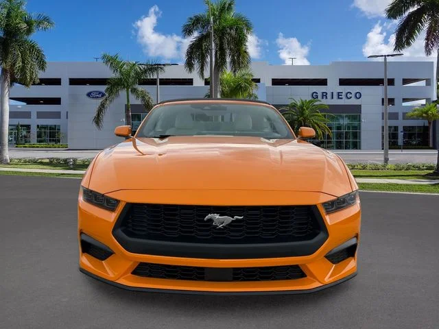 New 2026 Orange Fury Metallic Tri-coat Ford EcoBoost® Premium Convertible image 2