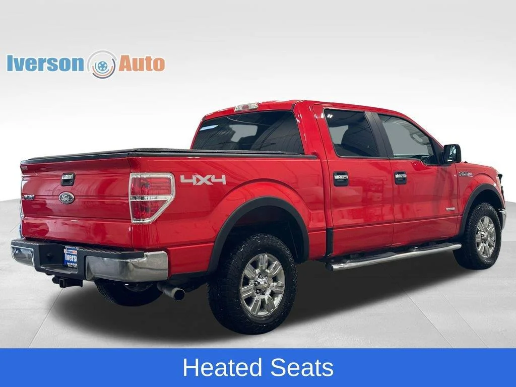 Used 2012 Race Red FORD 4WD SUPERCREW 145