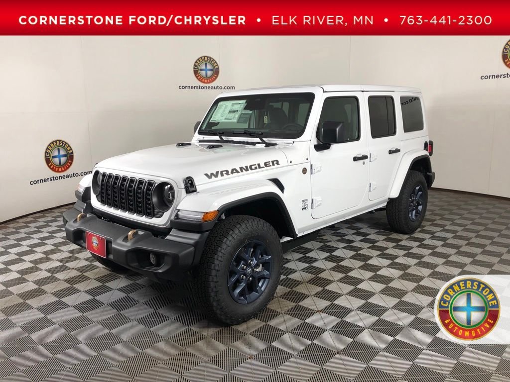 New 2026 Bright White Clearcoat Jeep 85th Anniversary Edition image 1