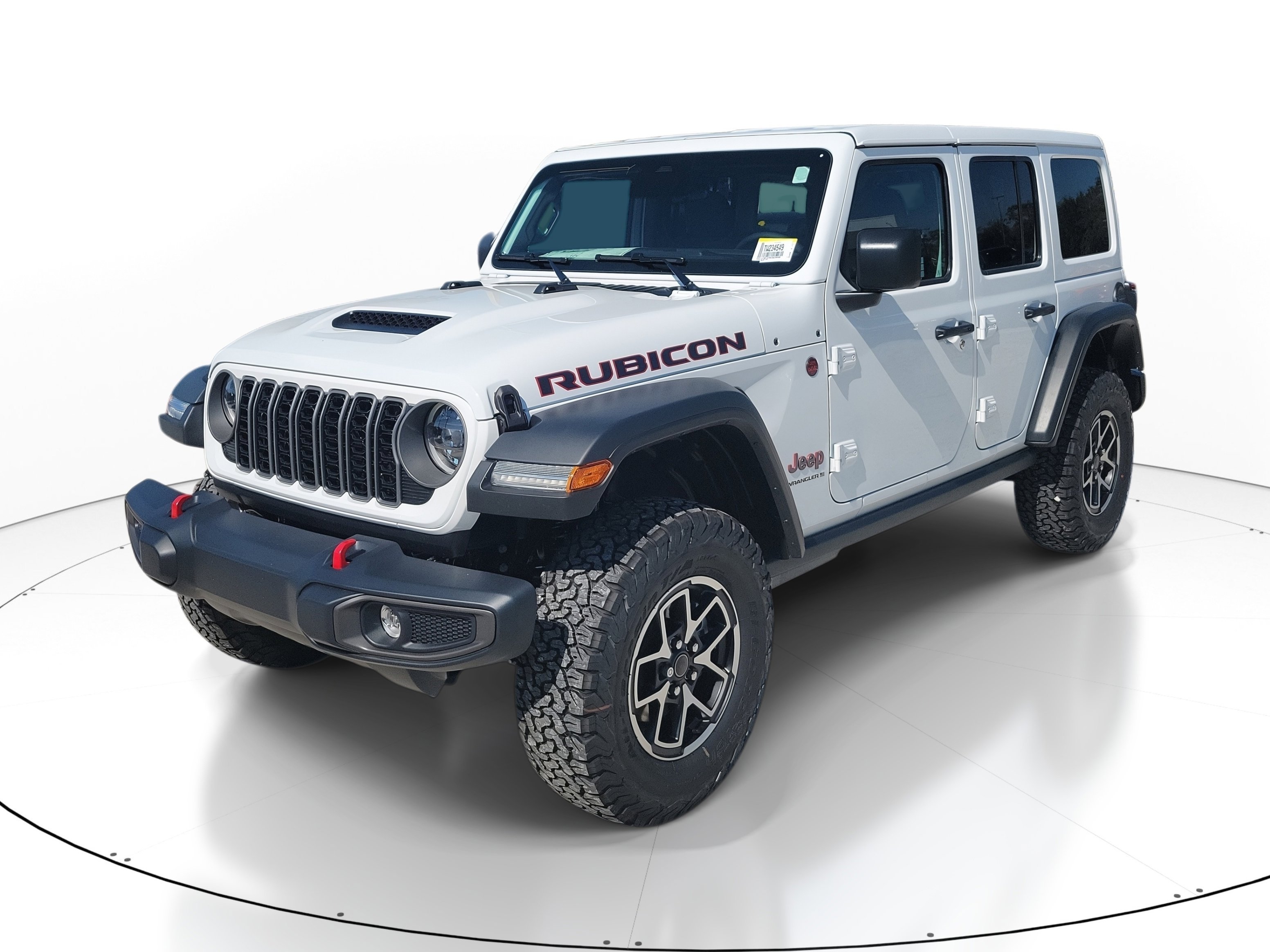 New 2026 Bright White Clear-Coat Exterior Paint Jeep Rubicon image 3
