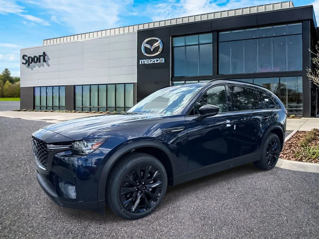 New 2026 Deep Crystal Blue Mica Mazda Premium Sport AWD image 9
