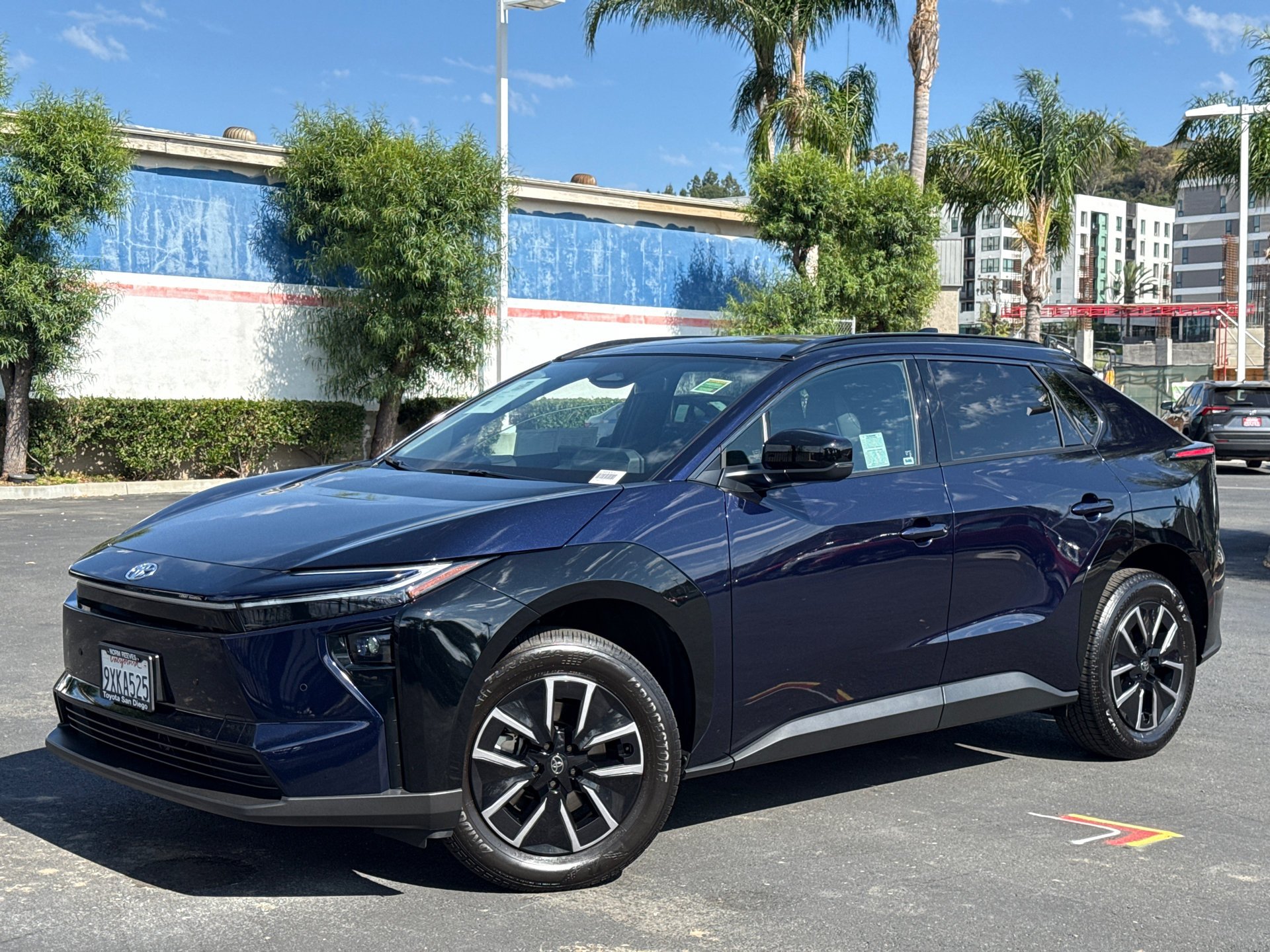 Certified 2026 Toyota bZ XLE with VIN JTMBFAEB0TJ015233 for sale in San Diego, CA