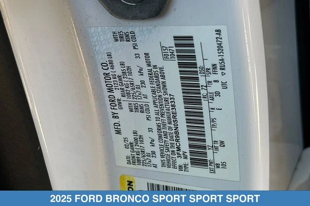 Used 2025 White Ford Big Bend image 32