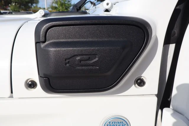 Used 2024 Bright White Clearcoat Jeep Sahara 4xe image 43