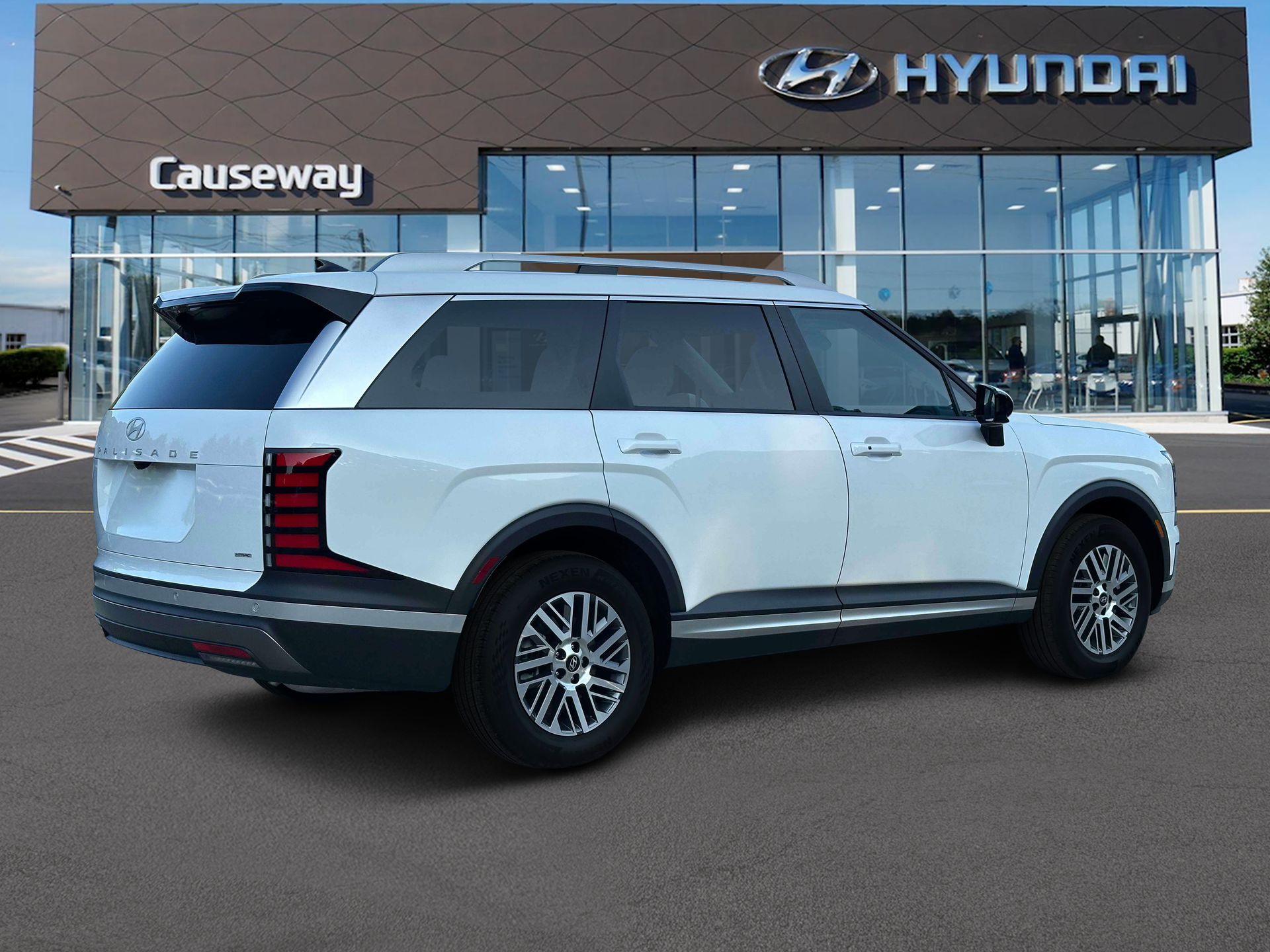 New 2027 White Hyundai SEL AWD image 8