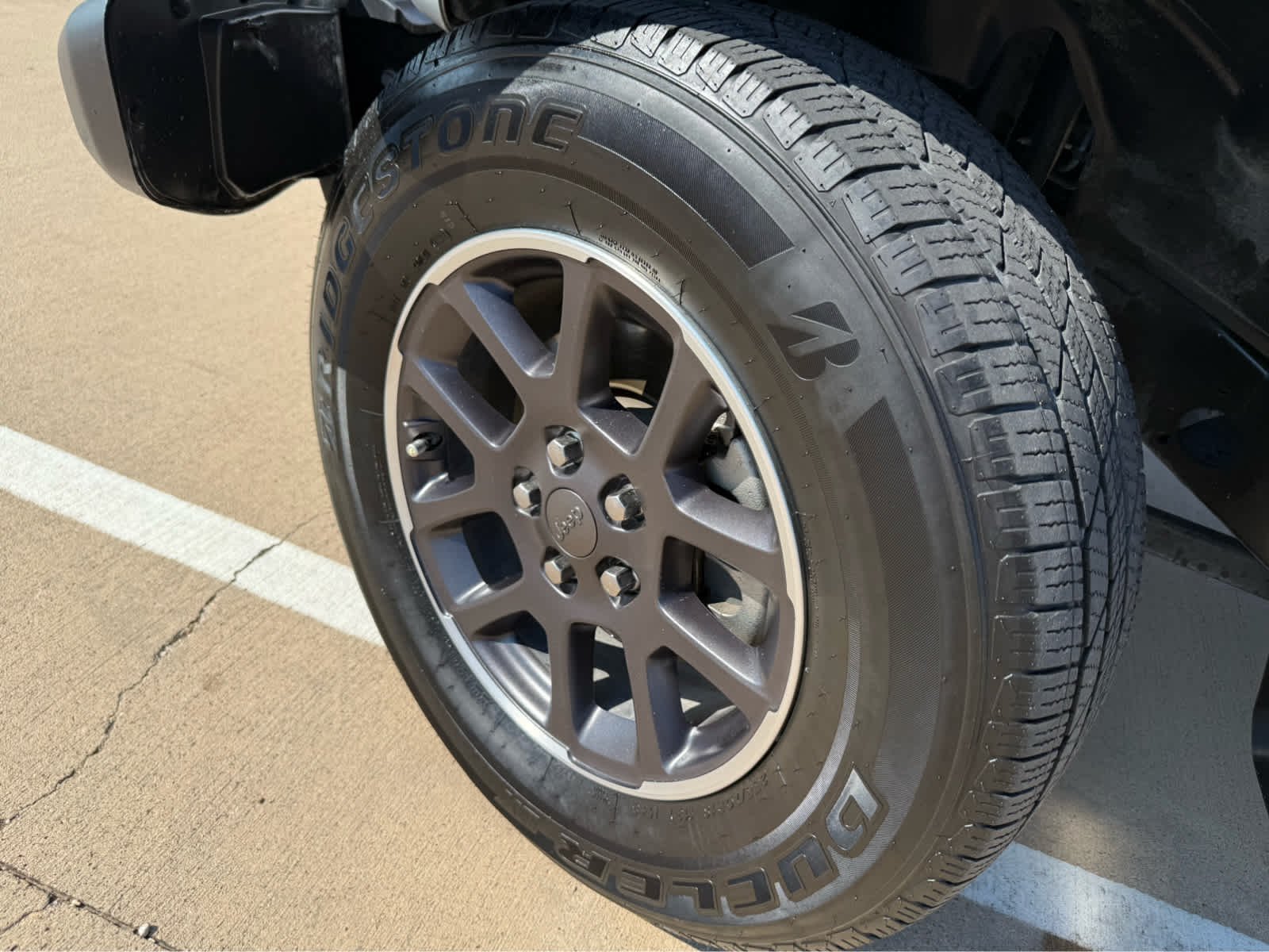 Used 2021 Bright White Clearcoat Jeep Overland image 10
