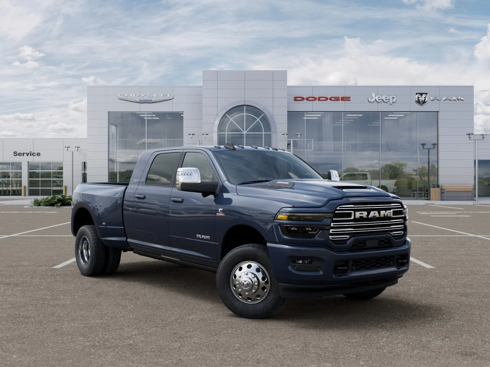 New 2026 Forged Blue Metallic Exterior Paint RAM Laramie image 32