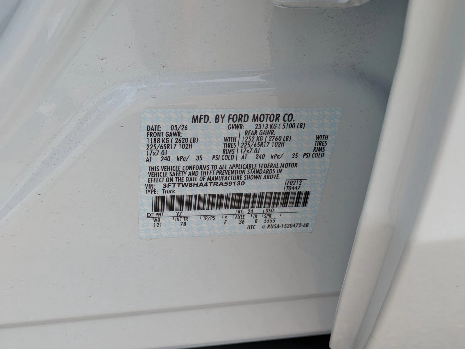 New 2026 Oxford White Ford XLT image 23