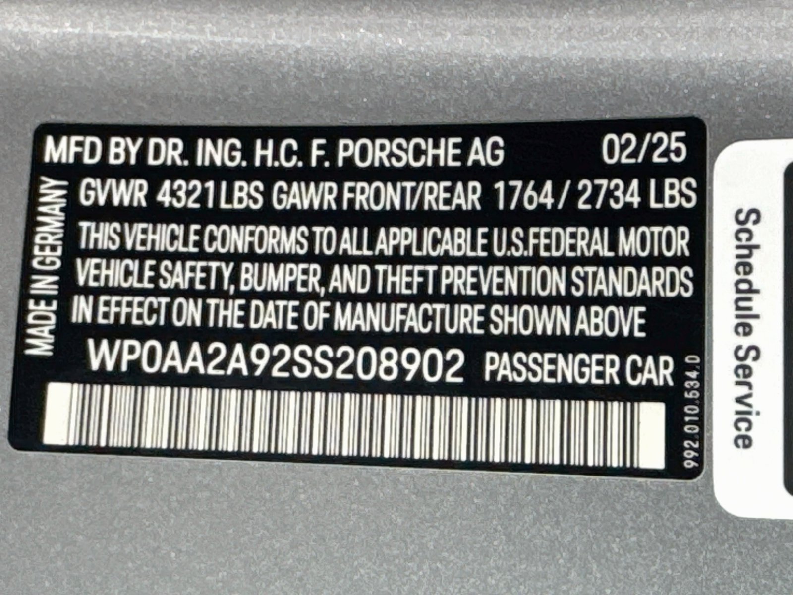 Used 2025 Silver/Gray Porsche Carrera image 25