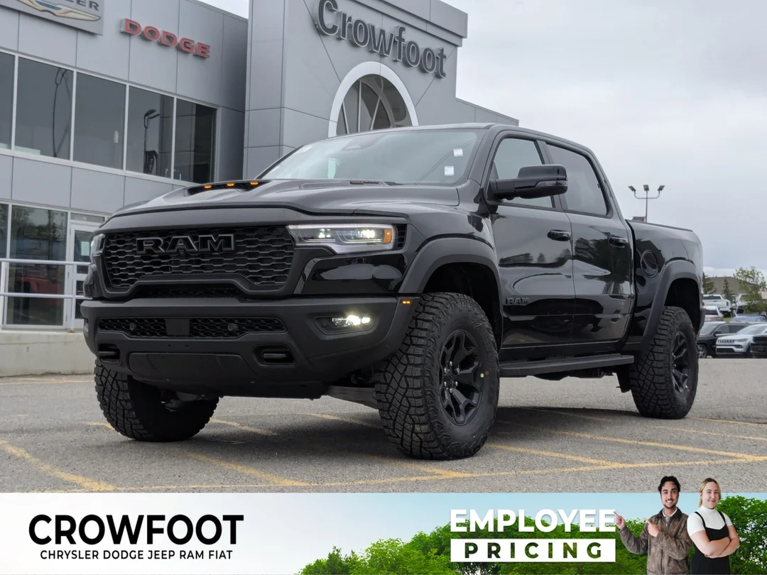New 2026 Black RAM RHO - - 3.0L Hurricane HO Twin-Turbo - Level 1 Equip Grp - 19-Spkr HK Audio - Vented Seats & More! image 1