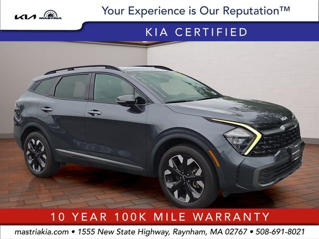 Certified Used 2023 Gray Kia X-Line image 1