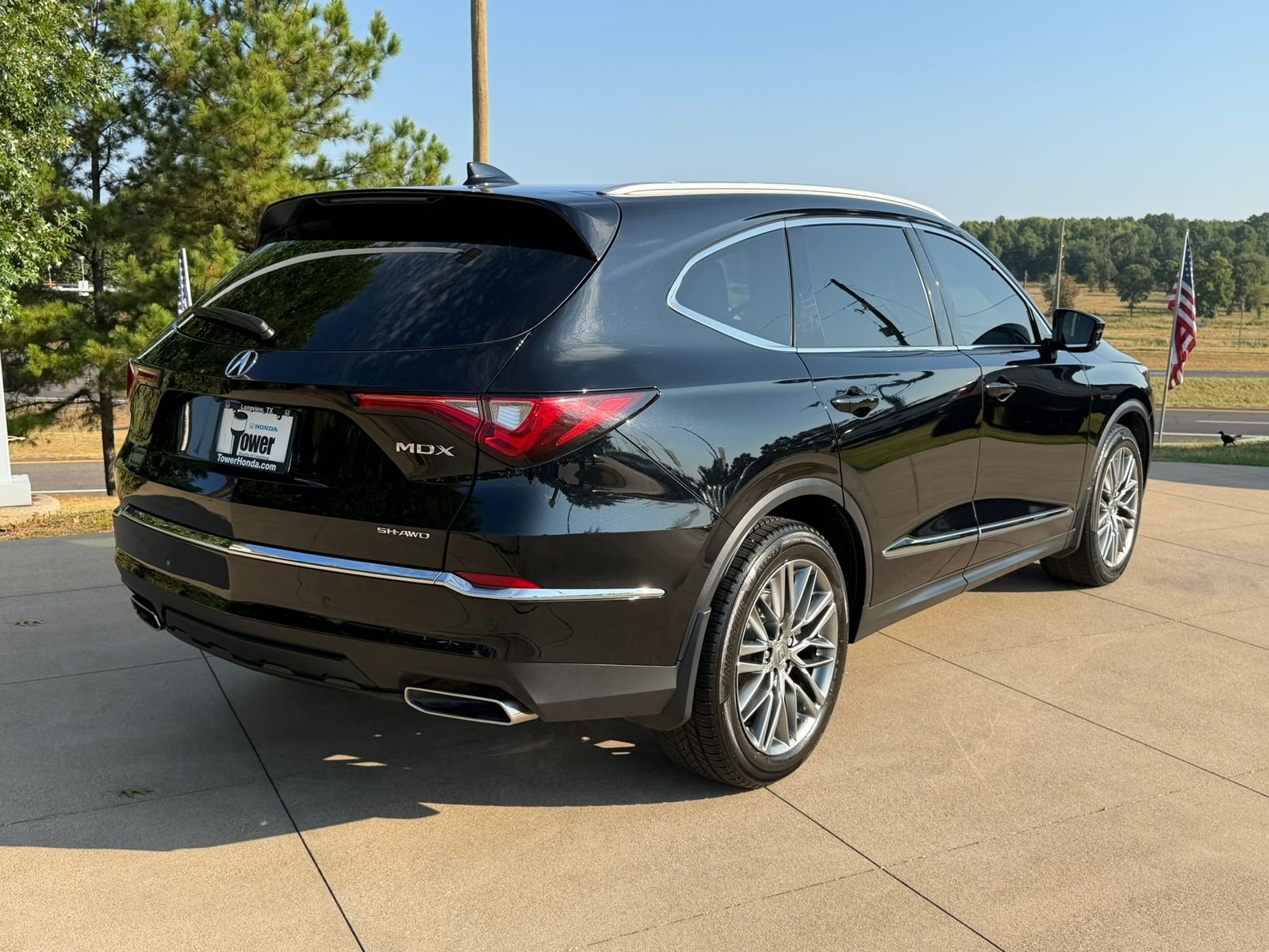 Used 2024 Majestic Black Pearl Acura Advance image 6