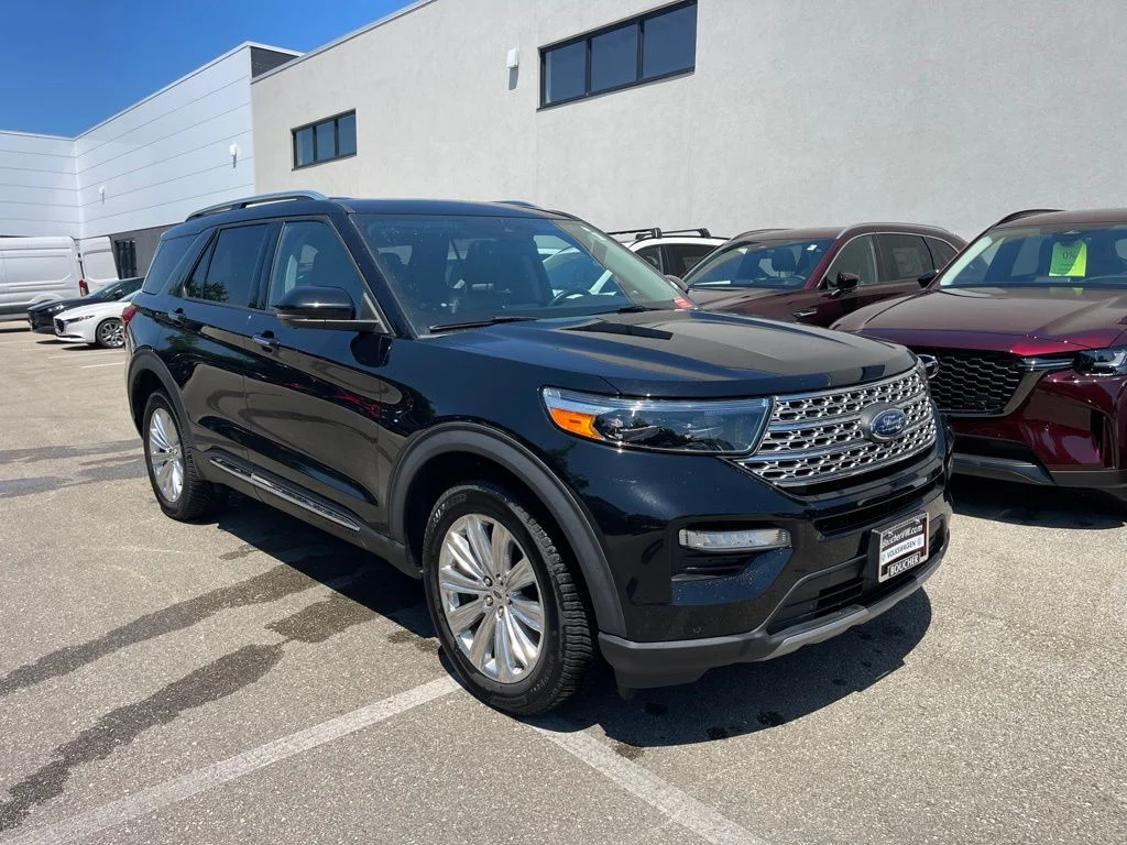 Used 2021 Agate Black Metallic Ford Limited image 4