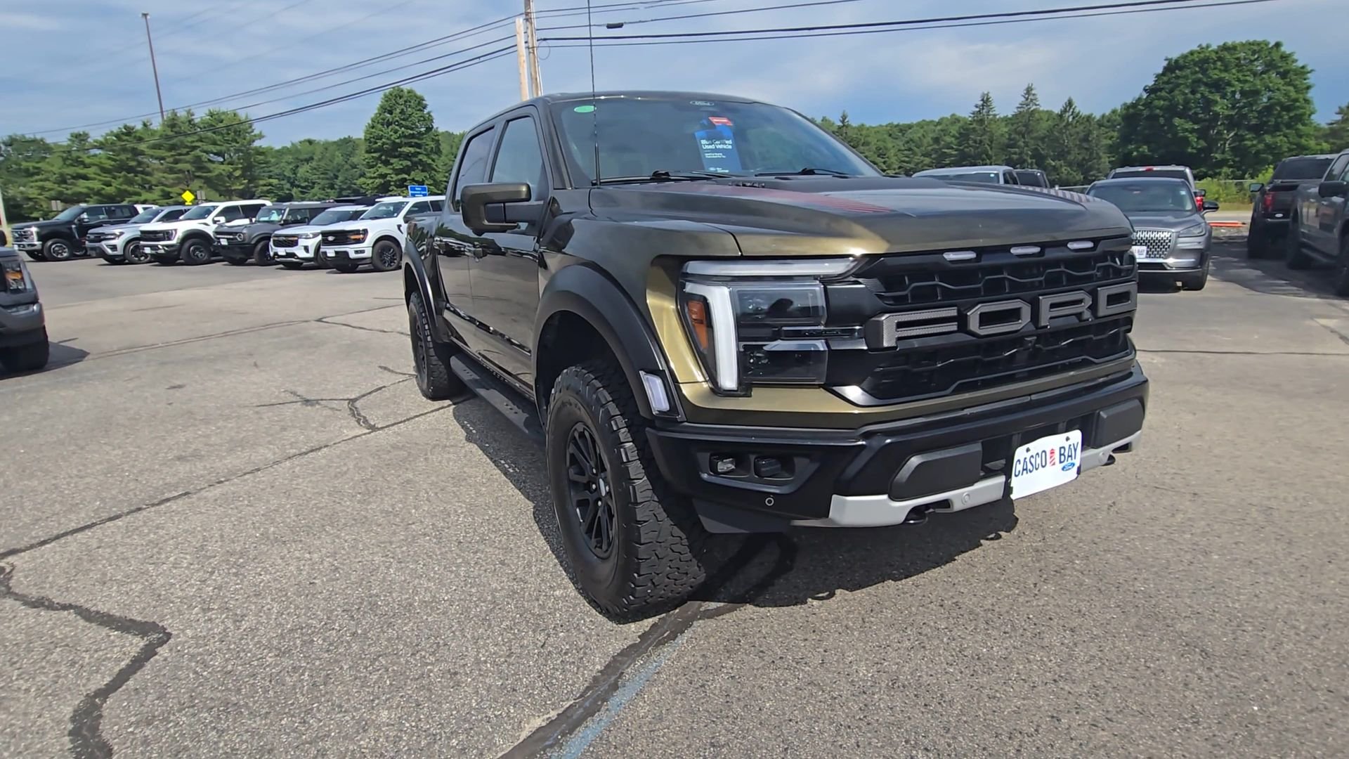 Certified Used 2024 Green Ford Raptor image 14