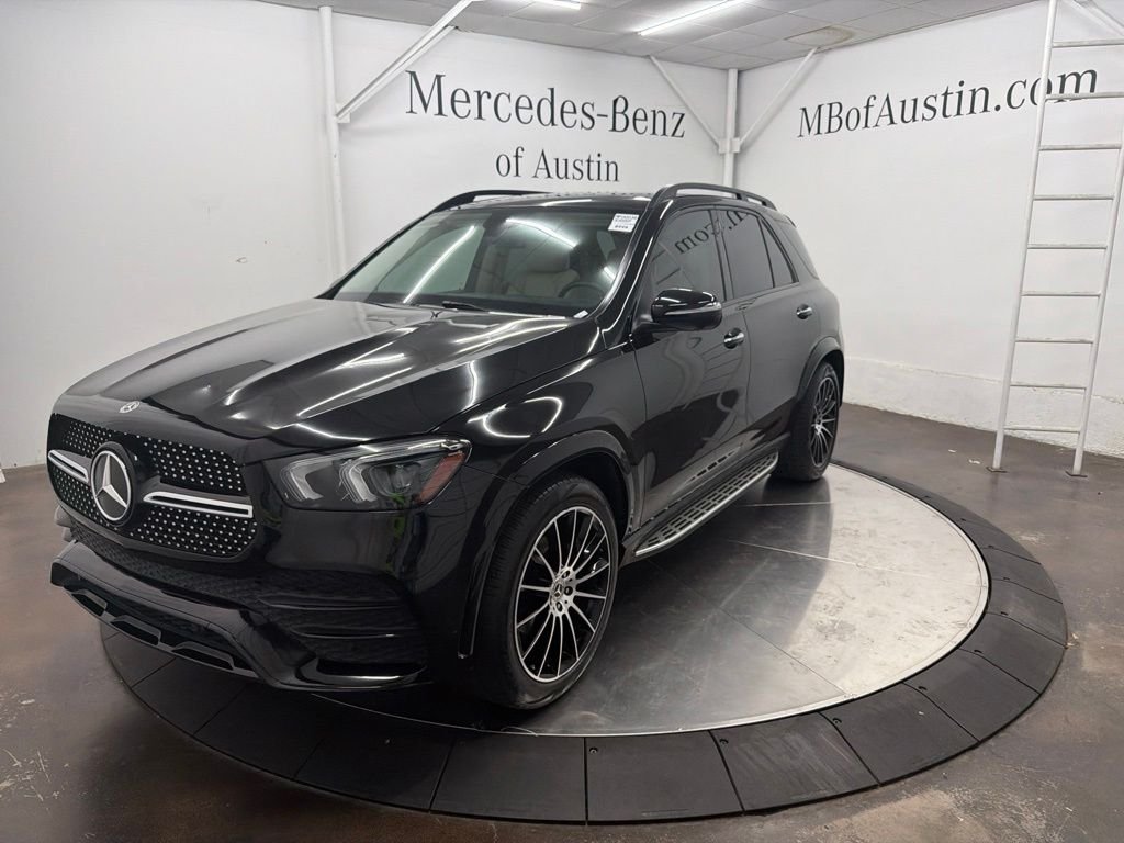 Certified Used 2022 Black Mercedes-Benz GLE 350 image 3