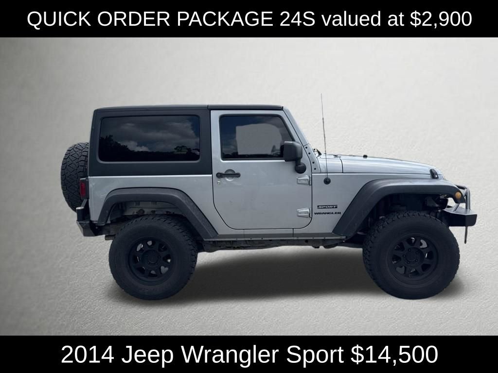 Used 2014 Jeep Wrangler Sport with VIN 1C4AJWAGXEL243109 for sale in Elizabethtown, KY