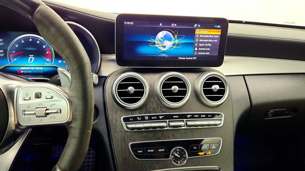 Used 2019 Brilliant Blue Metallic Mercedes-Benz AMG® C 43 4MATIC Coupe w/ Multimedia Pkg & Leather, Upholstery image 15