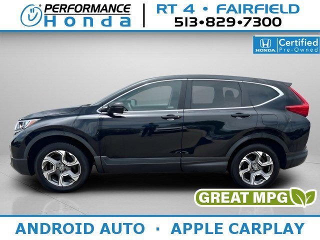 Certified Used 2019 Crystal Black Pearl Honda EX image 1