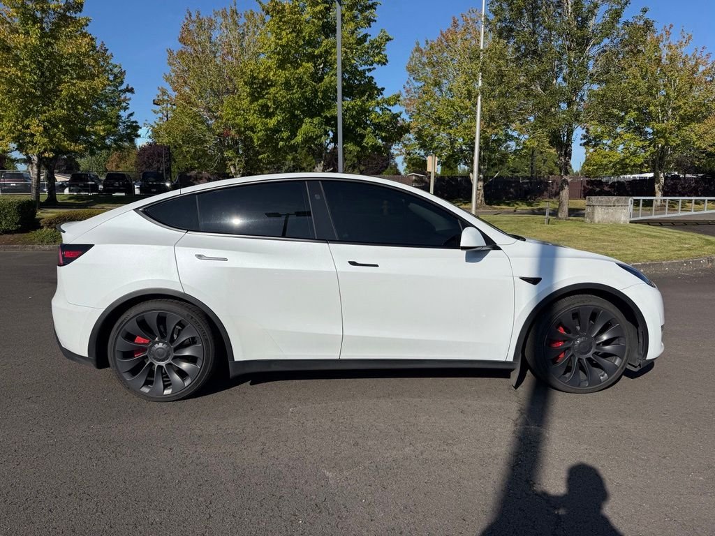 Used 2023 Pearl White Multi-Coat Tesla Performance image 8