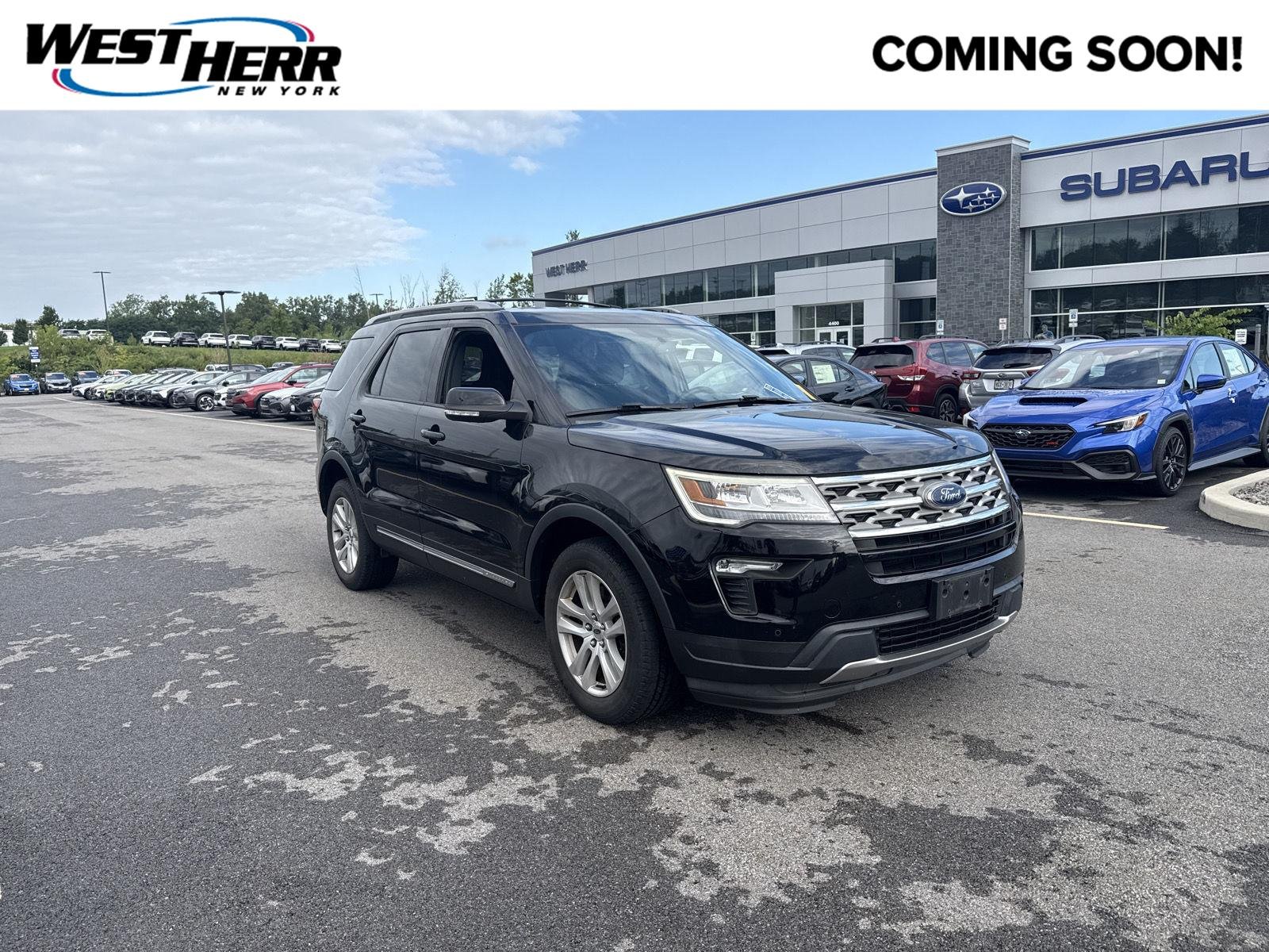 Used 2018 Shadow Black Ford XLT image 1