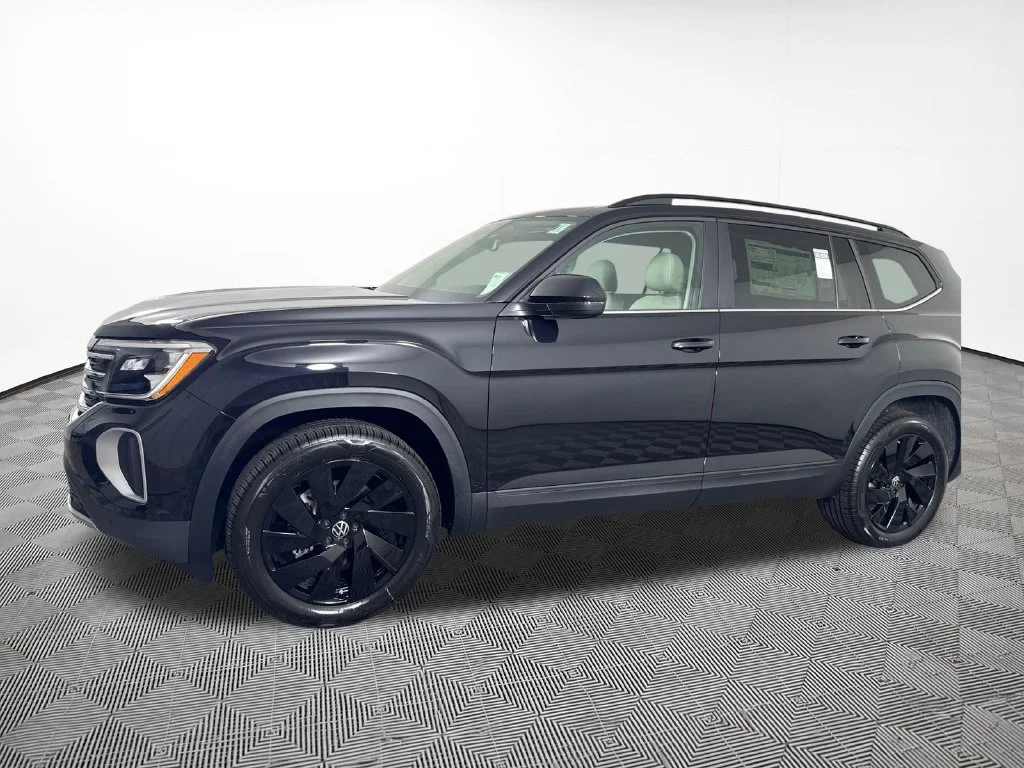 New 2026 Black Volkswagen SE w/Technology image 2