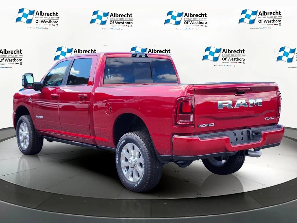 New 2026 Molten Red Pearl-Coat Exterior Paint RAM Laramie image 3
