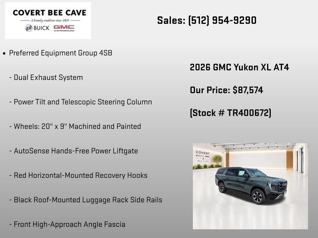 2026 GMC Yukon XL AT4 - Photo 13