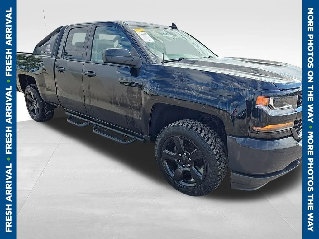 Certified Used 2017 Black Chevrolet WT image 1
