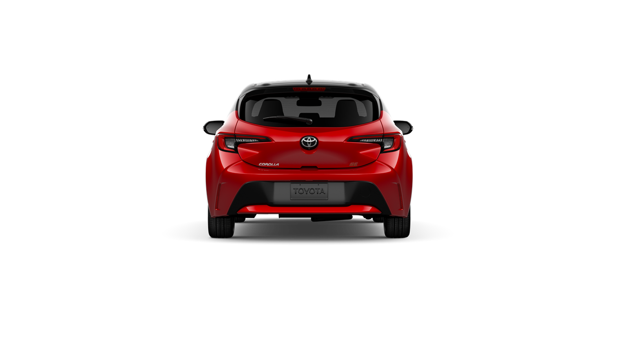 New 2027 Finish Line Red with Black roof Toyota SE image 8